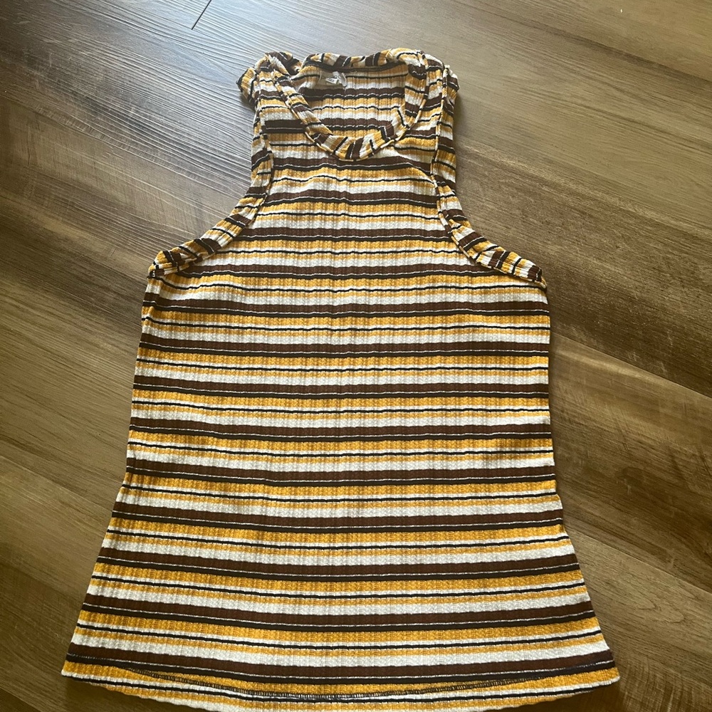 Pilcro Striped Racer Back Top